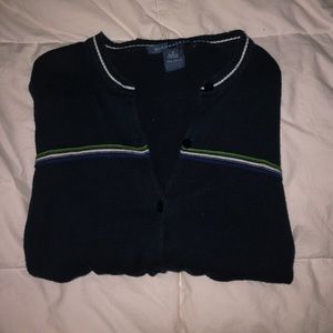 Navy blue cardigan